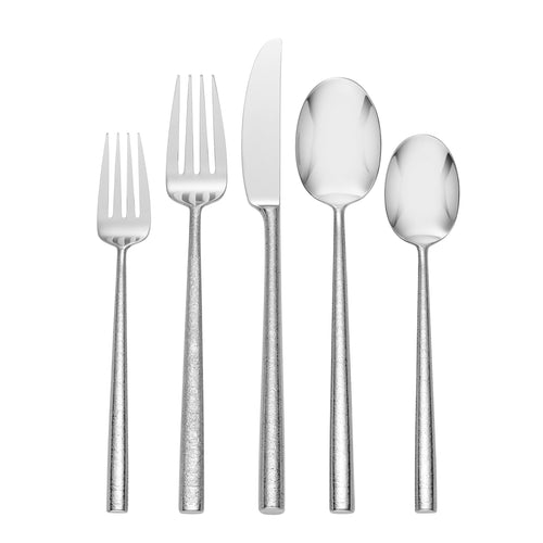 Oneida Storm Black 20-Piece Stainless Steel Flatware Set