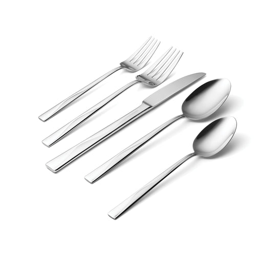 Chef's Table Black 20 Piece Everyday Flatware Set – Oneida