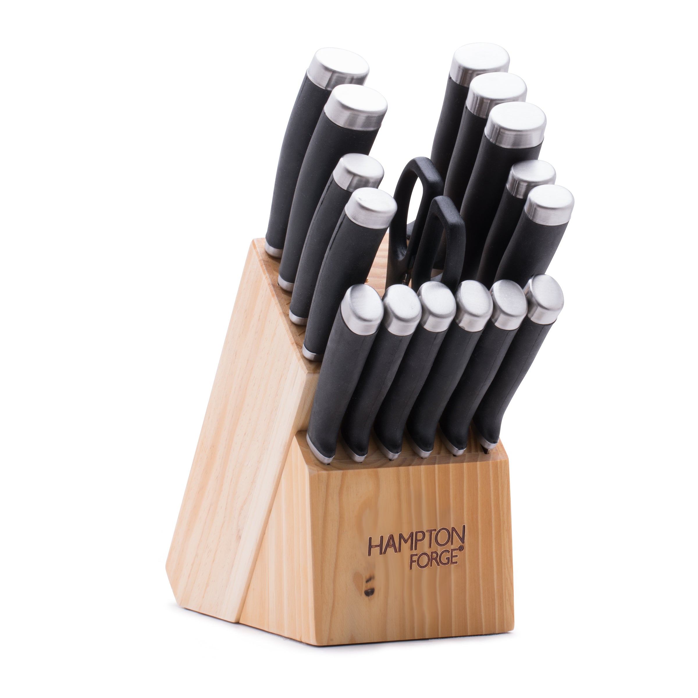 Hampton Forge Tomodachi Knife Set - 6-Piece Set Includes 3 Titanium Coated  Black Blade Chef Knives and 3 Sheath Covers - Bed Bath & Beyond - 21754334