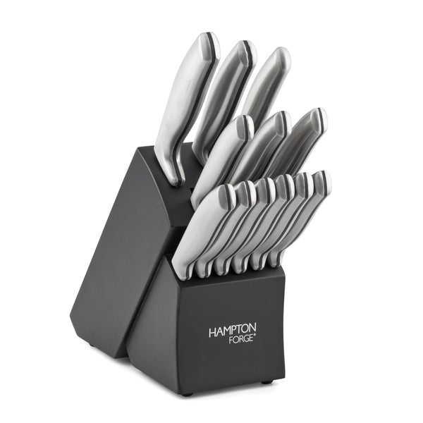 Skandia Reflections 6 Piece Glass Block Knife Set - Hampton Forge