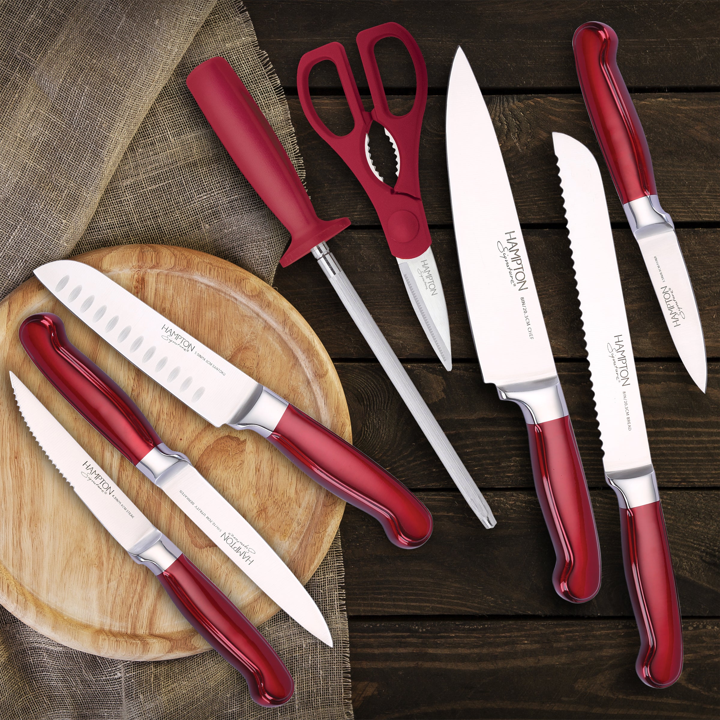 14-Piece Cutlery Block Set With Built-In Sharpener – Oneida