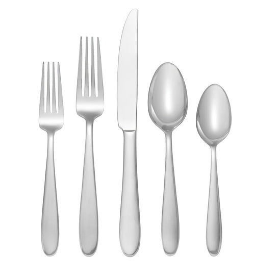 Aero Black Flatware 5-Piece Place Setting + Reviews