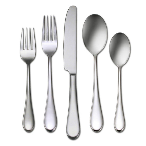 Aero Black Flatware 5-Piece Place Setting + Reviews