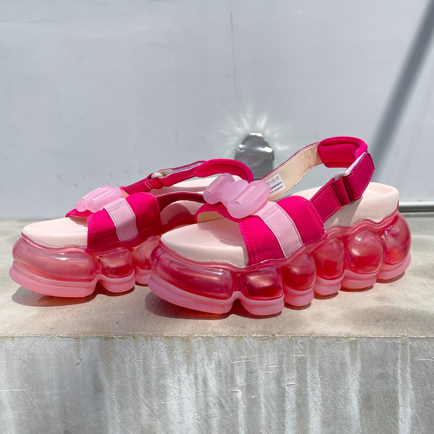 MIKIOSAKABE / NEW JEWELRY SANDAL - RED / MAGENTA / サンダル