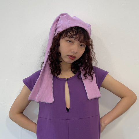 SHEEP別注】Escape light cap / LIGHT PURPLE / リブキャップ