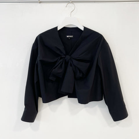 9月30日まで出品MEER.NECK RIBBON BLOUSE 別注カラー - portalmagazine.ca