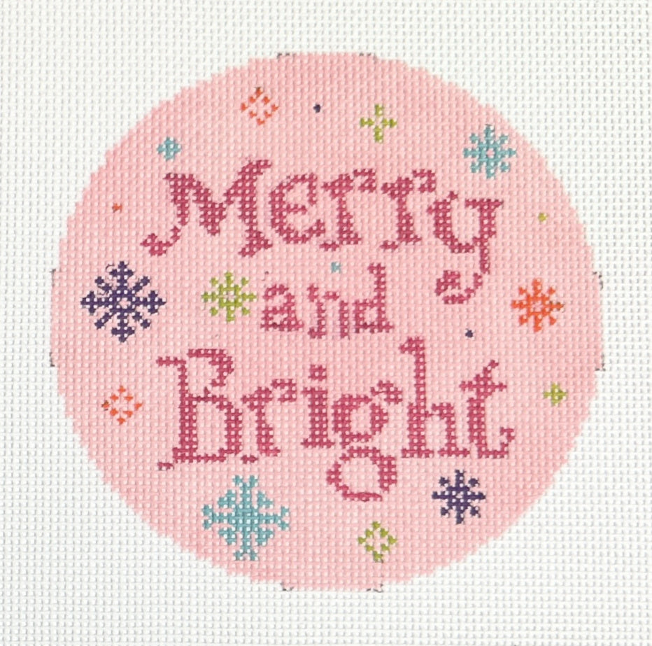 merry & bright ornament