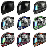 1storm motorcycle bike full face helmet mechanic matt black