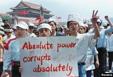 Protestas en la Plaza de Tiananmen