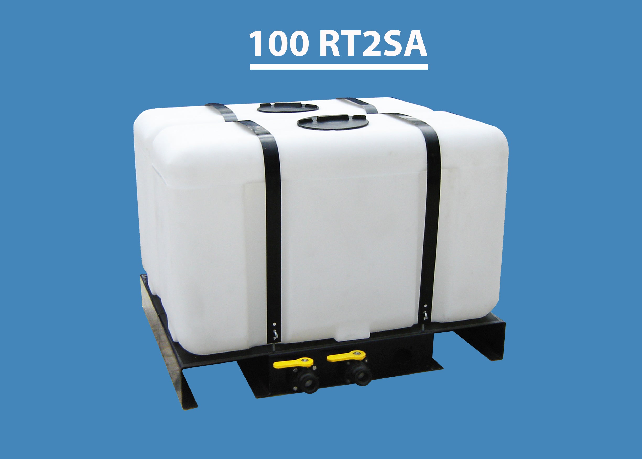 100 Rectangular Tank X2 W/Skid Mount