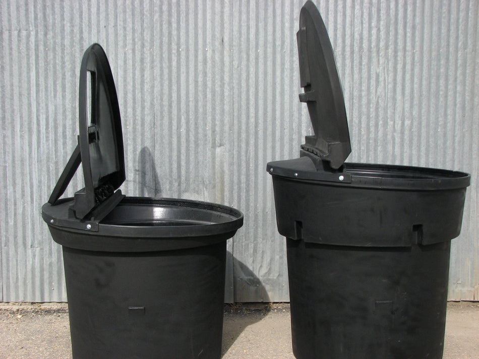 200, 300, & 450 Gallon Plastic Garbage Cans For Sale - American