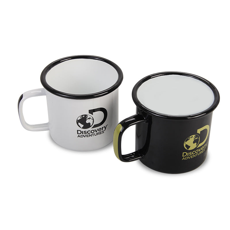 DISCOVERY ADVENTURES STAINLESS STEEL CAMPING COFFEE MUG WITH