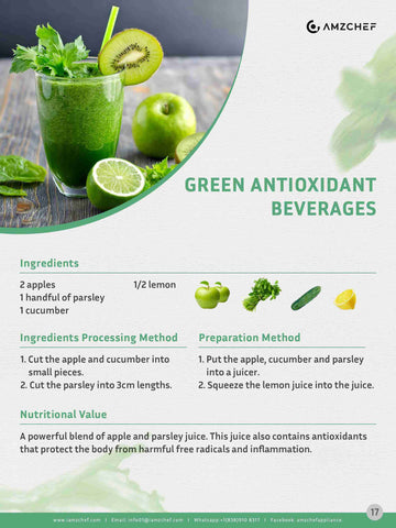 Green Antioxidant Beverages
