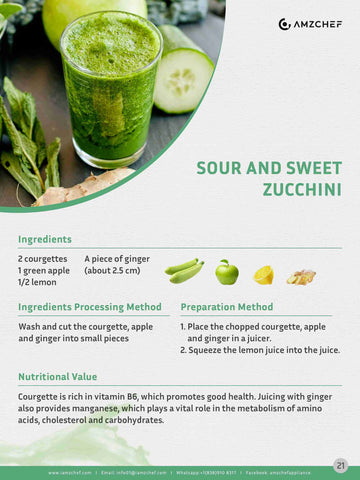 Sour and Sweet Zucchini