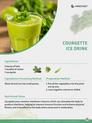 Courgette Ice Drink
