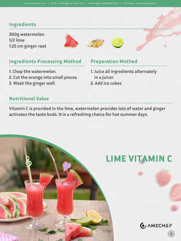 Lime vitamin C