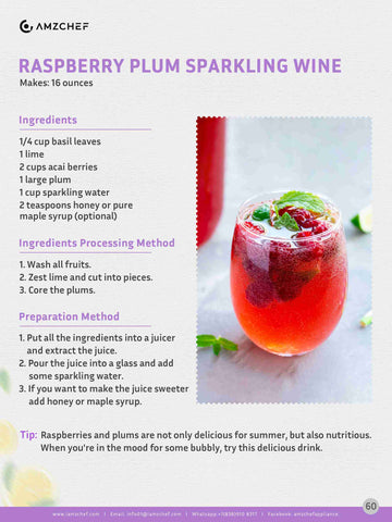 aspberry Plum Sparkling Wine