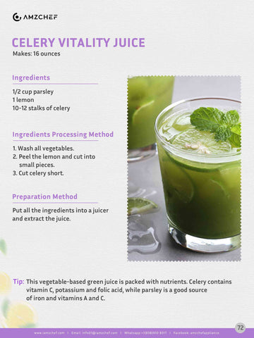 Celery Vitality Juice
