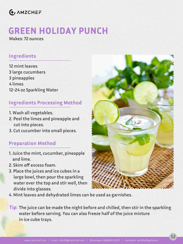 Green Holiday Punch