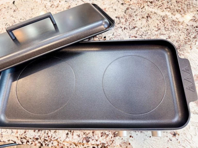 Double Induction Cooktop with Removable Griddle