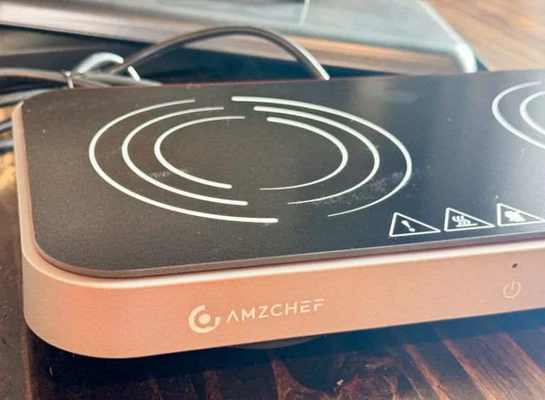 Double Induction Cooktop with Removable Griddle