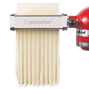 amzchef 3 in 1 Stainless Steel Pasta Roller and Cutter Attachment for  KitchenAid Stand Mixer with 8-Thickness Settings DT-10-A - The Home Depot
