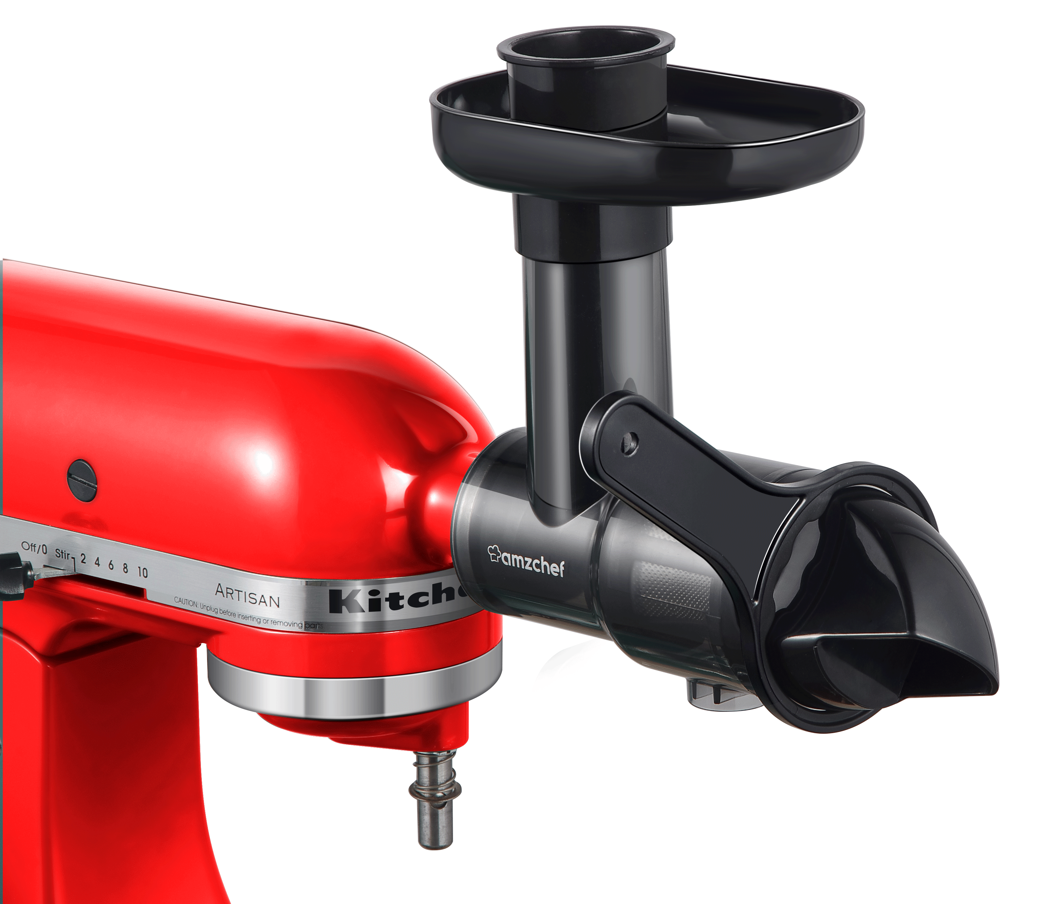 Metal Food Grinder Attachment for KitchenAid Stand Mixers, AMZCHEF