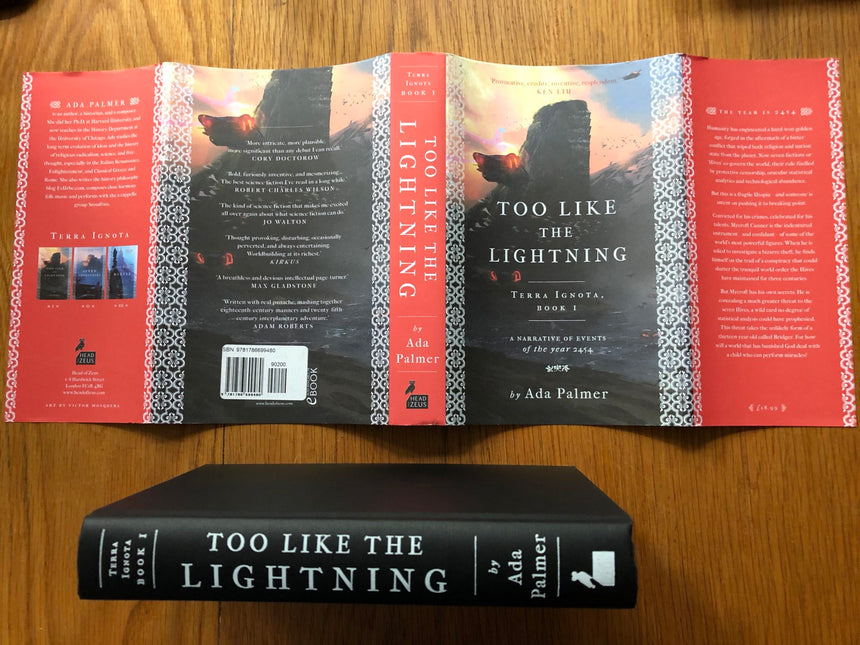 Buy Too Like the Lightning signed 1st edition book Ada Palmer – Setanta  Books