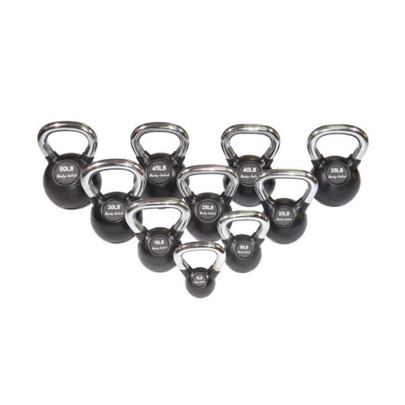 Body-Solid Chrome Handle Kettlebells
