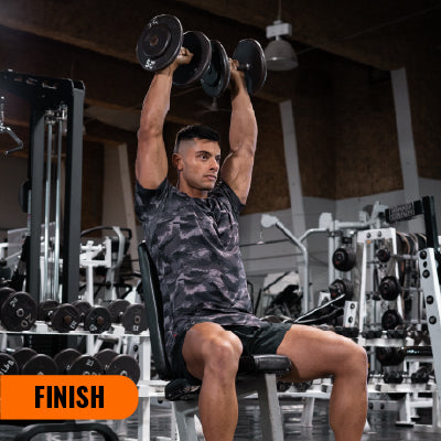 Overhead Shoulder Press - Finish Position