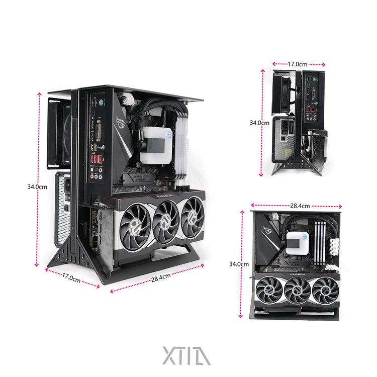 XTIA Xproto N ITX PCケース/国内発送-