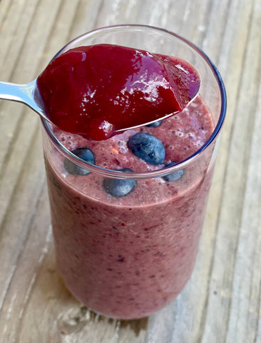 Davidson Plum Compote in smoothies