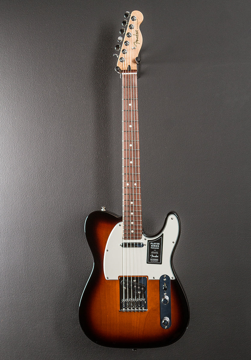 Player Telecaster - 3 Color Sunburst w/Pau Ferro – Dave's Guitar Shop