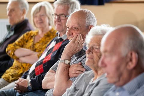 Sporting Memories - club members sitting together