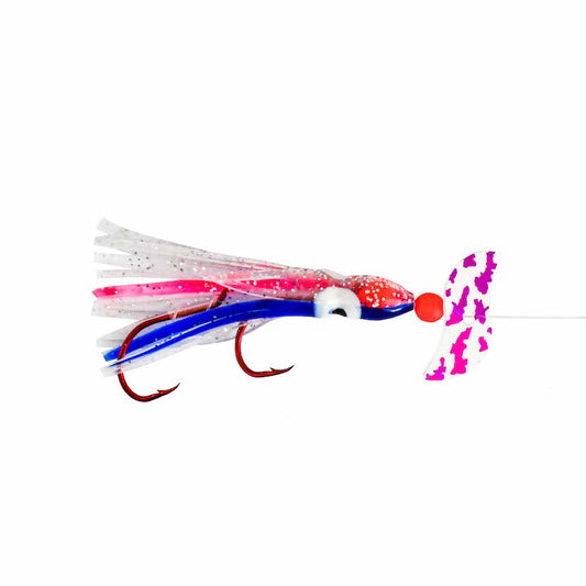 RTF Glow Hoochie Kokanee Salmon Trout Propeller Spinner Dodger Rig – Runs  True Fishing