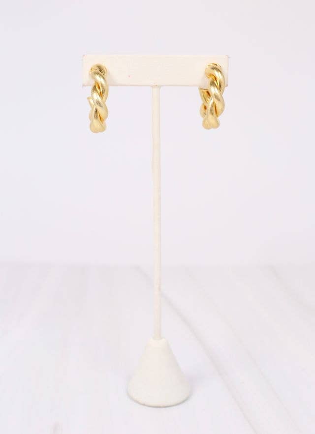 Raymonde Twisted Hoop Earring