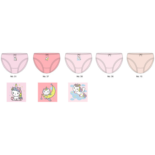 Ministar Cotton Fiber Girl Panties - Animal (5 pcs pack) – Kiddy