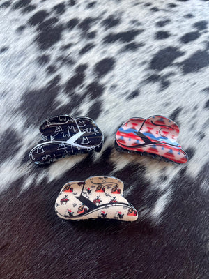 Cowboy Hat Claw Clips - Pieces By Danielle