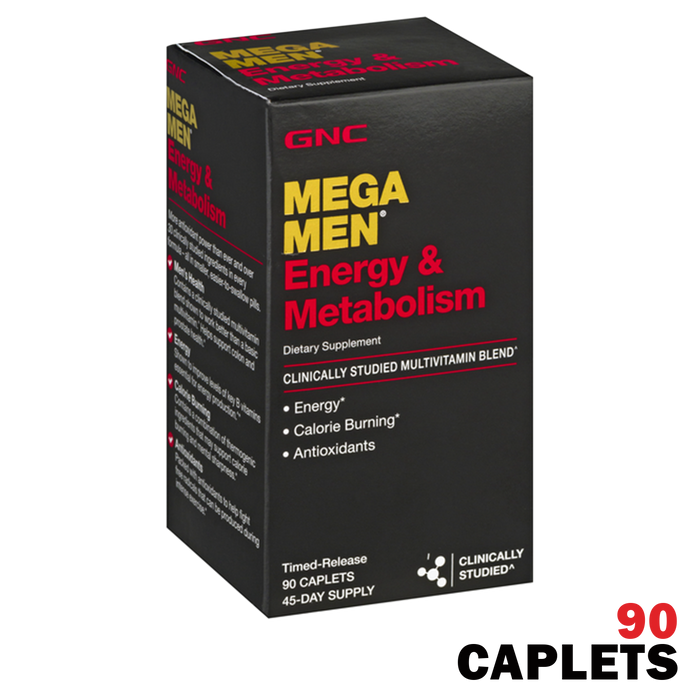 Gnc 90 Count Mega Men Energy And Metabolism Multivitamin Hy Vee Deals 6479