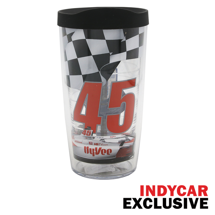 INDYCAR Series 2022 Hy-Vee Tervis White 16 Ounce Tumbler