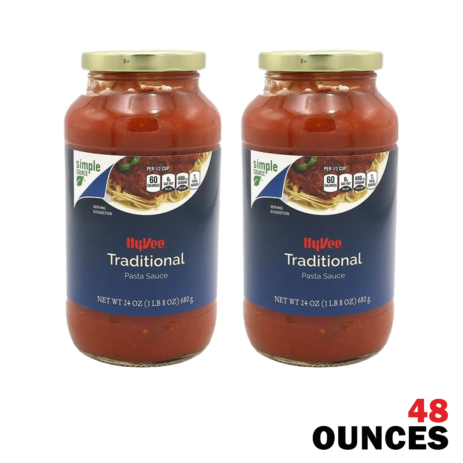 48oz HyVee Traditional Pasta Sauce HyVee Deals