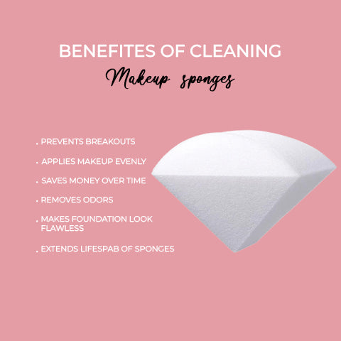 benefits of cleaning makeup sponge