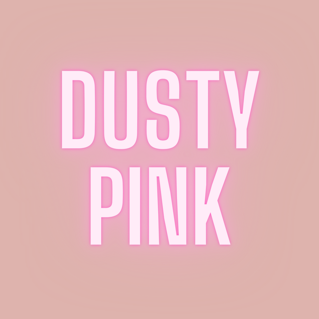 dusty pink color image with text