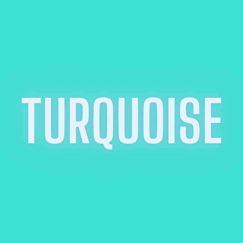 turquoise color image with text 