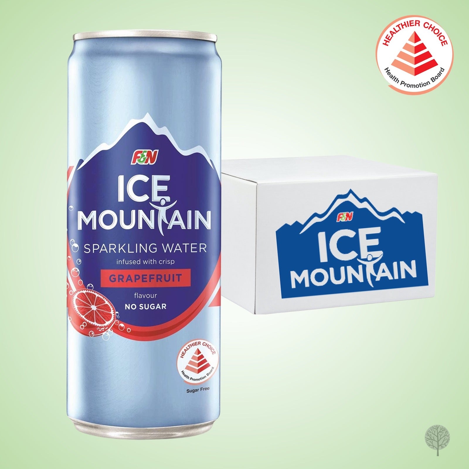 Ice Mountain Sparkling Water Grapefruit - 325ml x 24 cans Carton –  Provenance Distributions Singapore