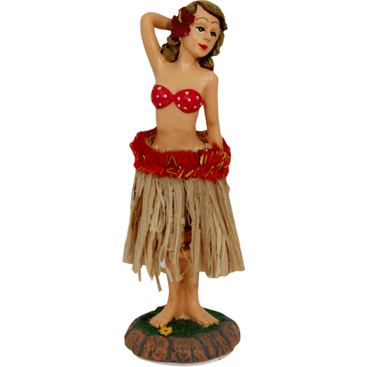 Hula Girl Dashboard Doll - Hawaii Dancing Dash Girl Australia