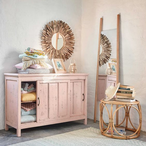 Meuble en bois rose bohème chic