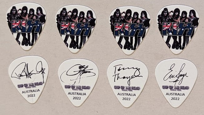 KISS 2022 End of the Road JAPAN Tour Set of 12 Guitar Picks – KISS