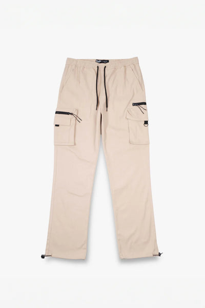 Stretch Twill Zip Cargo Pocket Pant