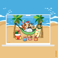 [Wallpaper] Christmas in Hawaii-Laptop Background Preview